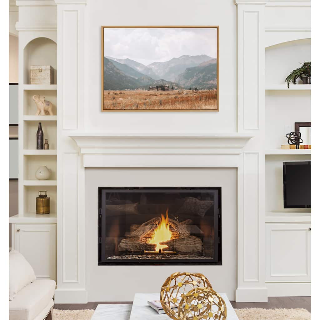 Kate and Laurel Sylvie AA Wanderings Framed Canvas by Alicia Abla