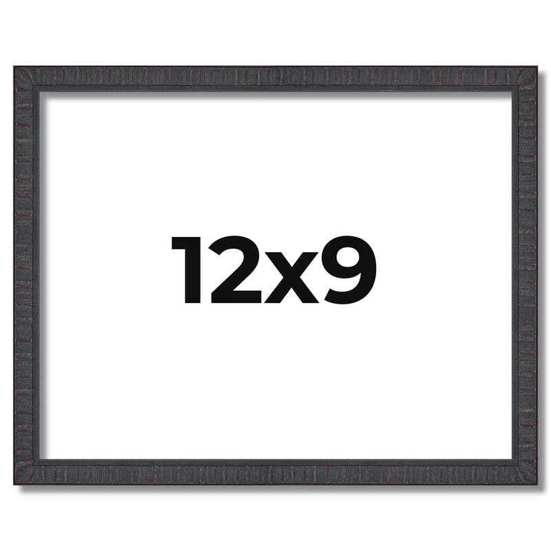 12x9 Frame Brown Picture Frame - Complete Modern Photo Frame Includes