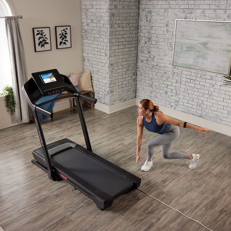 ProForm Carbon TL; Treadmill for Walking and Running with 5" Display, Built-In Tablet Holder and SpaceSaver Design