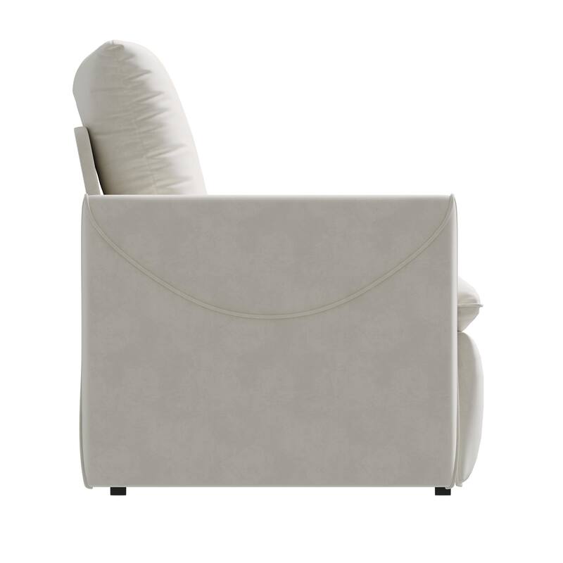 3-Seat Convertible Sleeper Sofa Bed with 2-in-1 Pillow & Blanket Set