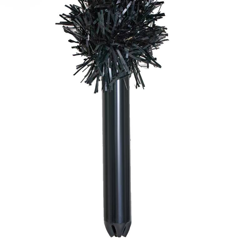 6ft Artificial Fir Bent-Top Halloween Christmas Tree, 300 LED Lights, Bendable Grinch Style Holiday Decoration