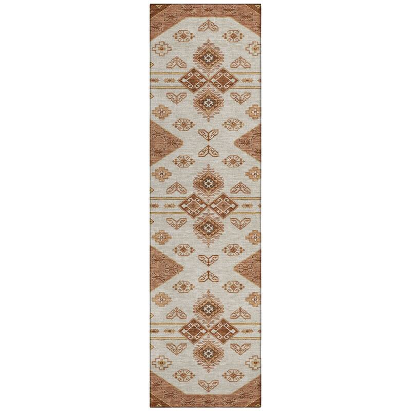 Machine Washable Indoor/ Outdoor Global Hiawatha Chantille Rug