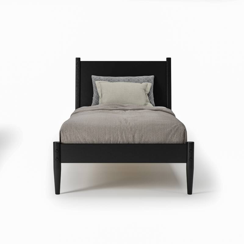 Mid-Century Panel Bed