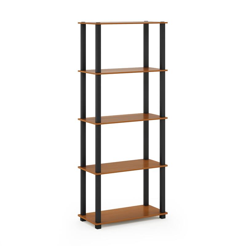 Furinno Turn-S-Tube 5-Tier Square Leg Multipurpose Display Rack