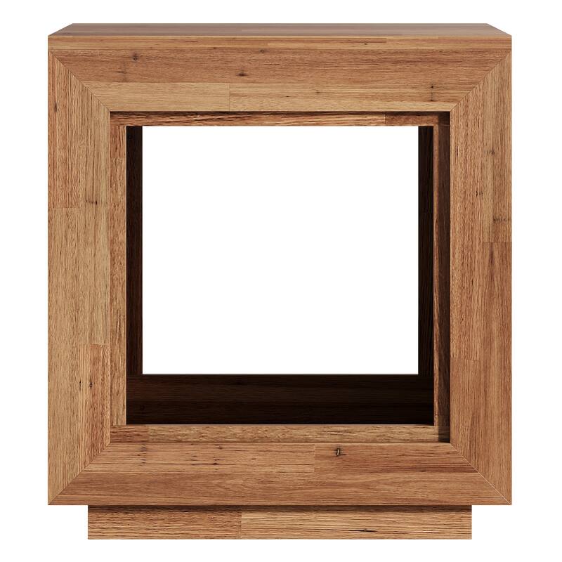 End Table, Side Table with Storage Shelf, Nightstand Bedside Table for Bedroom, Living Room, Entryway