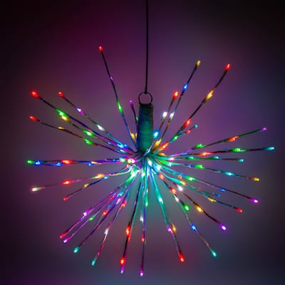 Novelty Lights LED RGB+WW Spritz Branch Light with Remote