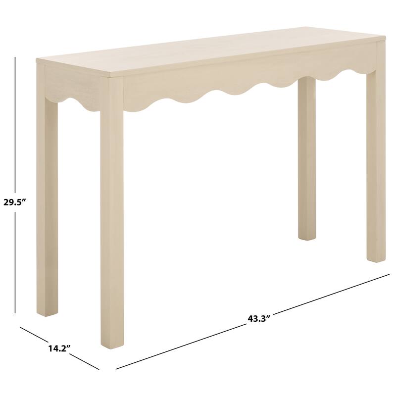 SAFAVIEH Home Lilith Wave Console Table - 43"W x 14"D x 30"H