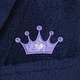 preview thumbnail 15 of 18, Sweet Kids 100% Polyester SUPER PLUSH Double Brushed Hooded Bathrobe - CROWN