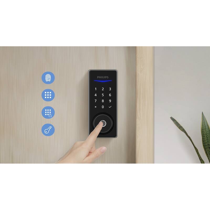 Philips Home Access 1000 Series Electronic Deadbolt with Handle Set
