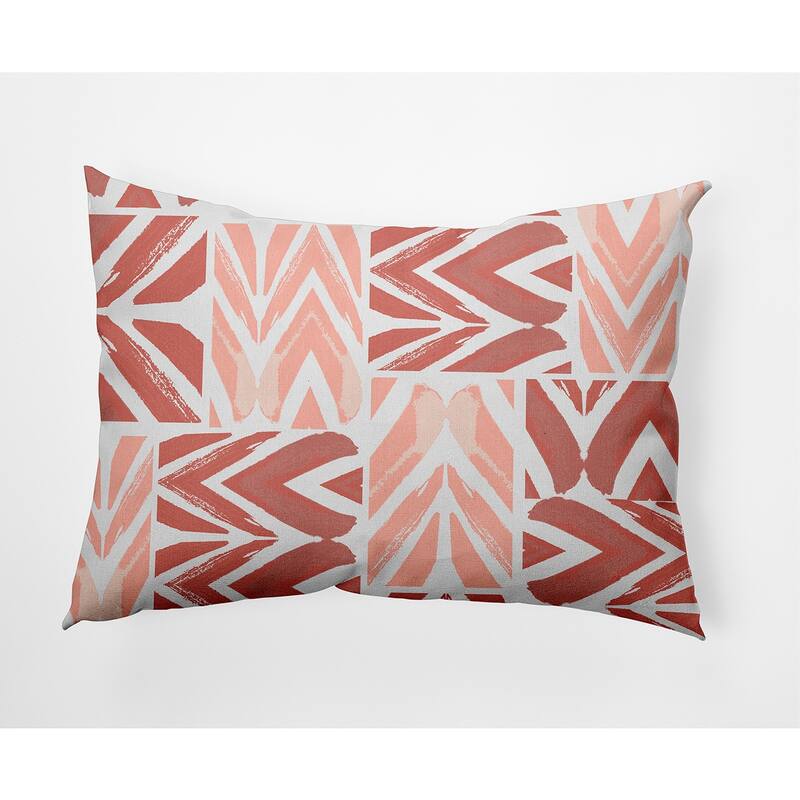More Urban Graffiti Outdoor Pillow - Brown - 14" x 20"