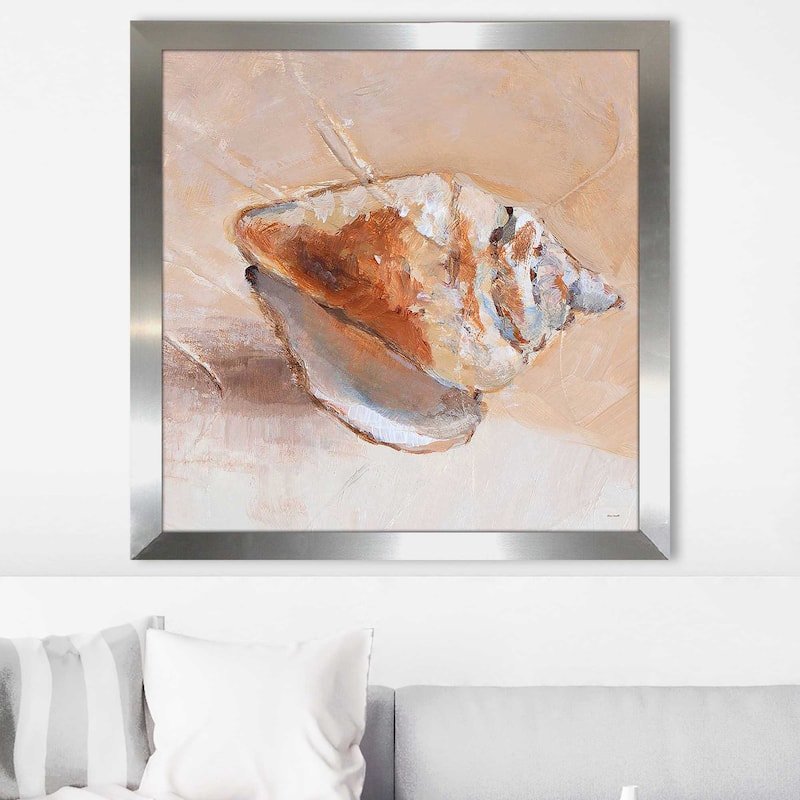 "Copper Sea Shell (Square)" Print on Acrylic