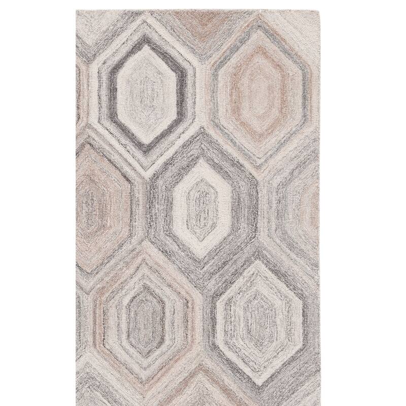SAFAVIEH Handmade Abstract Zaide Modern Wool Rug