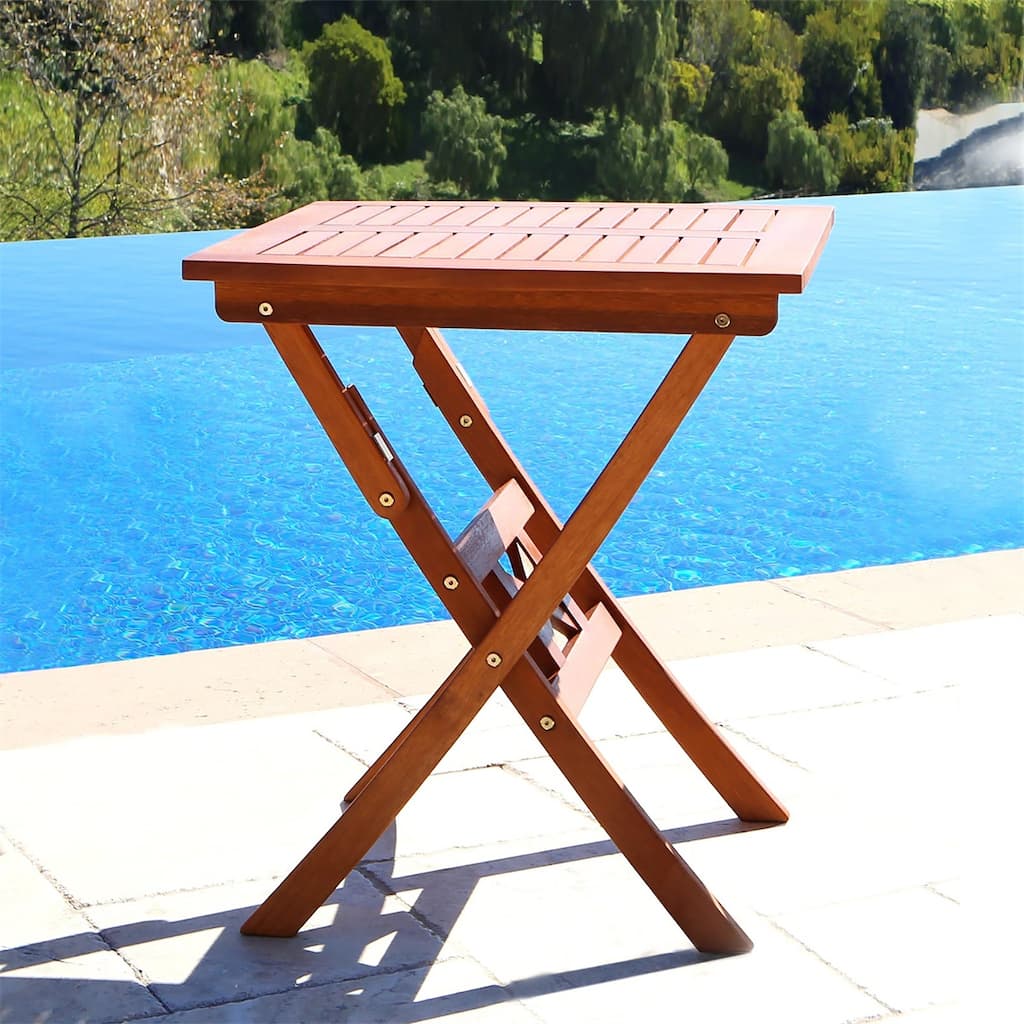 Outdoor Folding Bistro Table - Overstock - 35794618