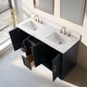 preview thumbnail 15 of 26, Vanity Art 60" Double Sink Bathroom Vanity with Top & Backsplash