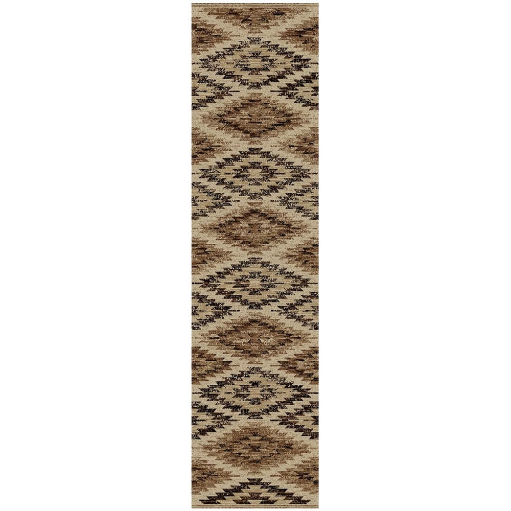 Lodge King Las Cruces Brown Area Rug