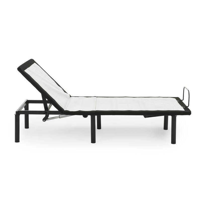 Adjustable Bed Base with Head Articulation and Wired Remote