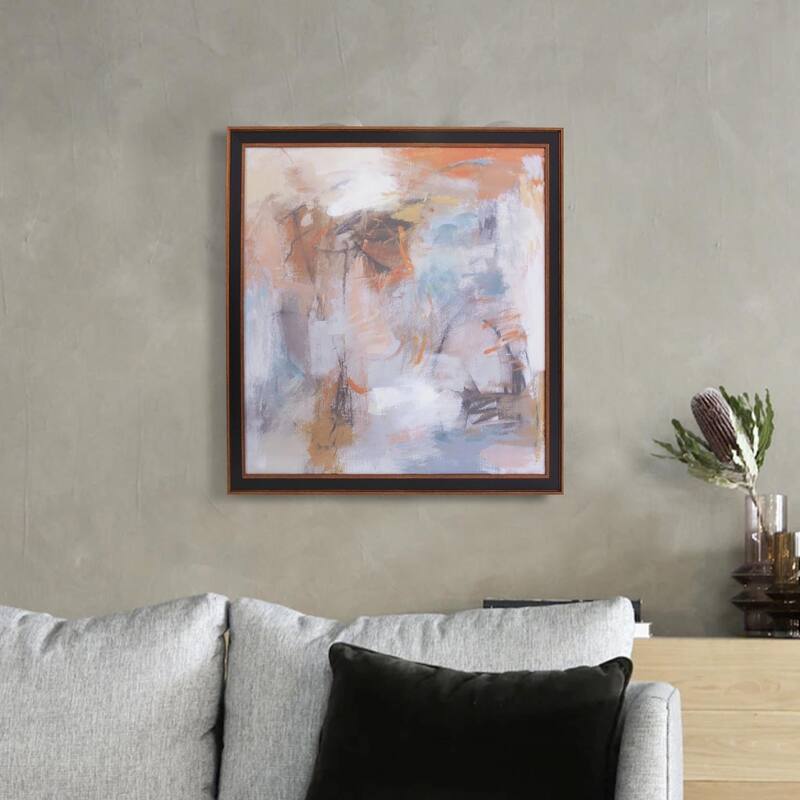 Allan Andrews Square Wood Framed Commuter Train Wall Art