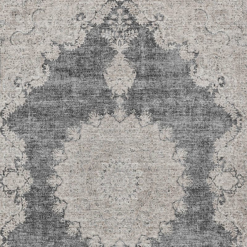 HomeRoots Oriental Traditional Rectangle Outdoor Rug