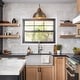 preview thumbnail 3 of 13, Farmhouse Industrial 1-Light Wall Sconce with Hammered Metal Shade Barn Outdoor Light - W10.24"