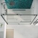 preview thumbnail 18 of 25, Seawin 56 - 60 in. W x 64 in. H Mara Frameless Bypass Sliding Bathtub Door 10 mm Tempered Glass with NanoShield™ Coating