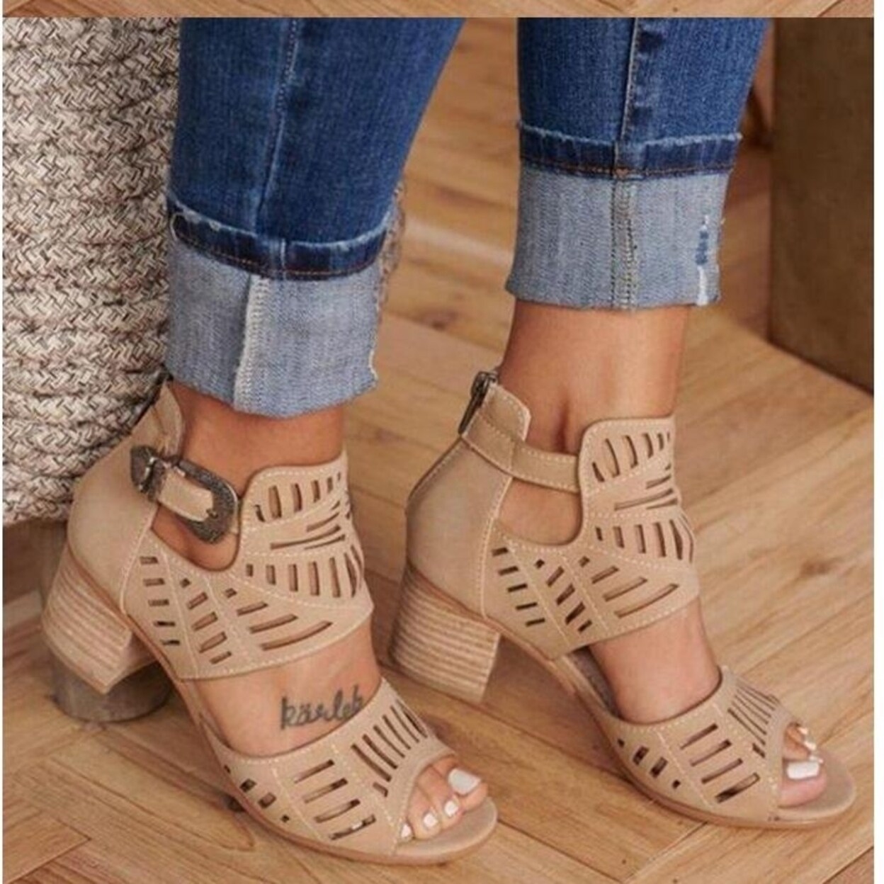 thick heel sandals
