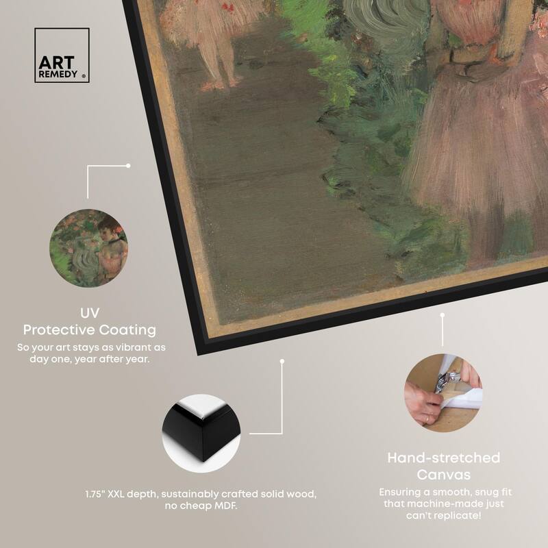 Dancers Backstage Canvas by Art Remedy