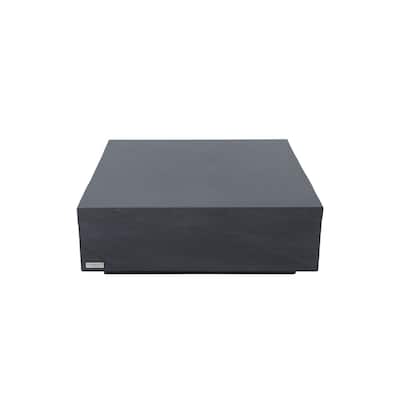 Elementi Home Colorado 40" Square Concrete Coffee Table