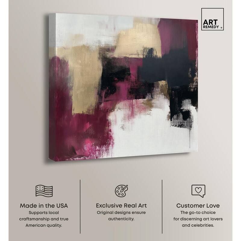 Golden Dusk I Canvas by Art Remedy, Gallery Wrapped
