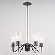 preview thumbnail 6 of 9, Vaxcel Lighting H0284 Beverly 5 Light 23" Wide Chandelier