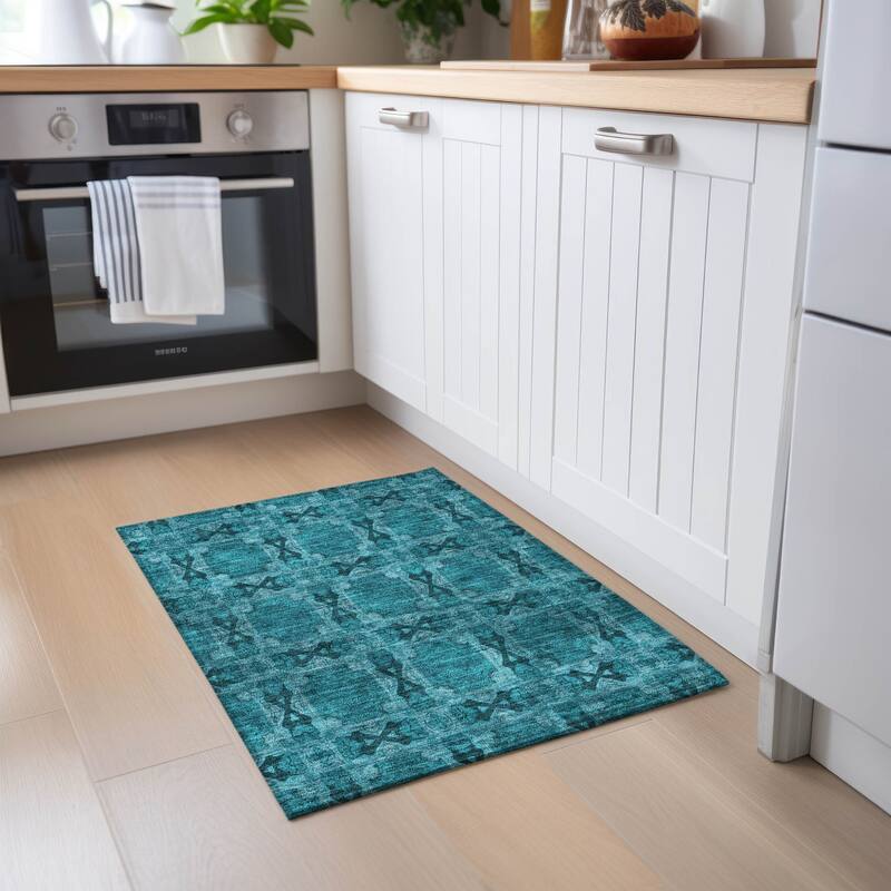 Rara Lush Floral Weather Resistant Versatile Elegance Outdoor Rug