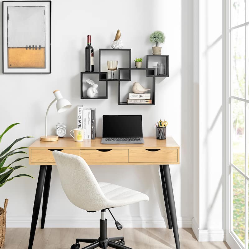 Danya B. Blocchetto Intersecting Cubes Wall Shelf Unit - Horizontal or Vertical