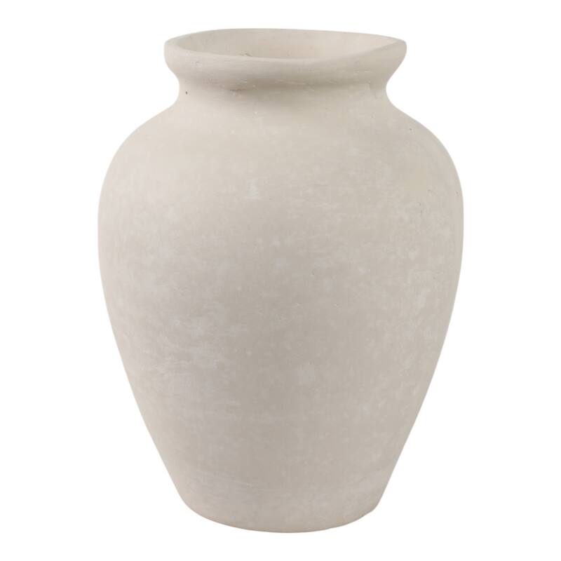 Pottery Decorative Vase Rustic Finish for Living Room or Shelf Decor