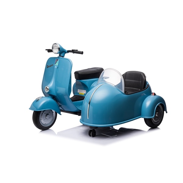 Companion Adventures: Licensed Vespa Scooter with Storage and Two