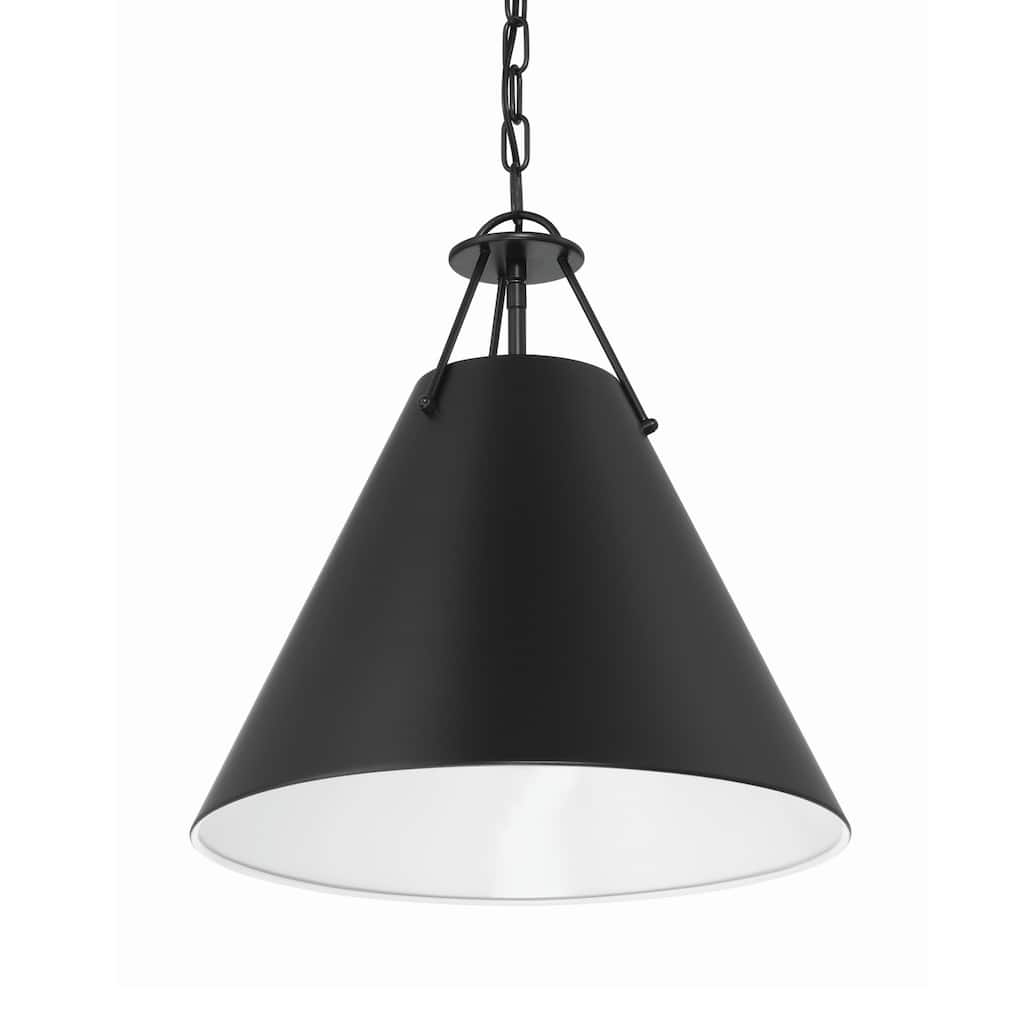 Crystorama Lighting Group XAV-B8305 Xavier 3 Light 16" Wide Pendant