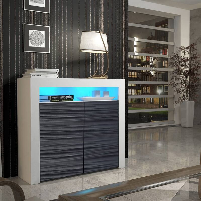 Milano 42inch 2D Matte High Gloss Sideboard