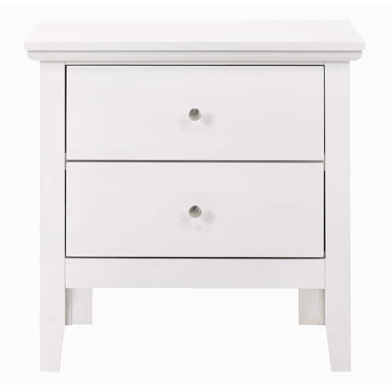 Storage Nightstand with 2-Drawer