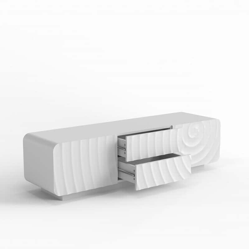 Modern 58-Inch TV Stand for TVs up to 65", Media TV Console With Storage for Living Room or Bedroom