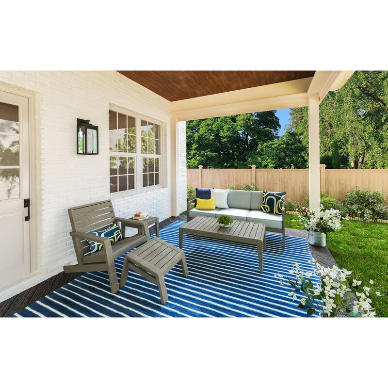 Homestyles Sustain Gray Wood Outdoor Coffee Table