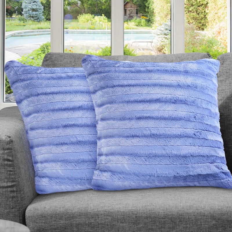 Cheer Collection Decorative Throw Pillows for Couch & Bed (Set of 2)