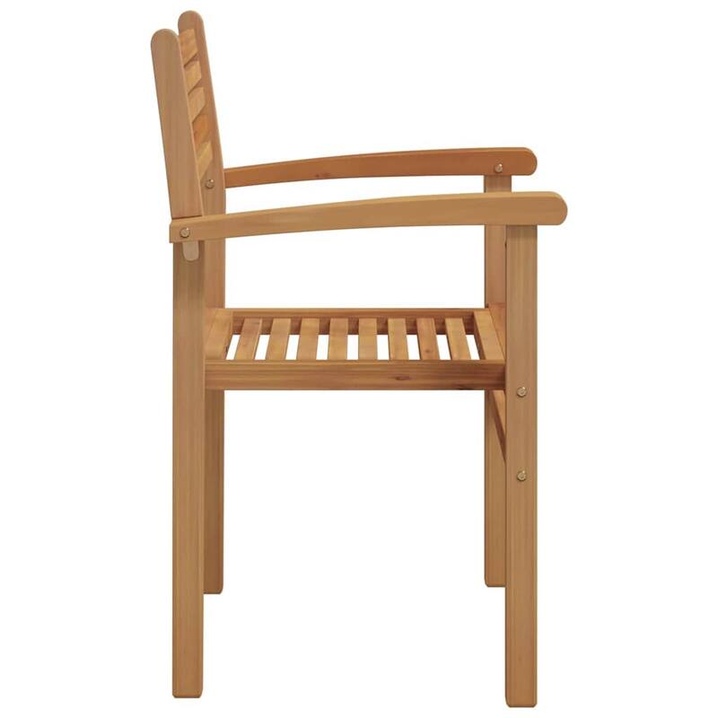vidaXL Chair Brown 56 x 55 x 90.5 cm Solid Teak Wood