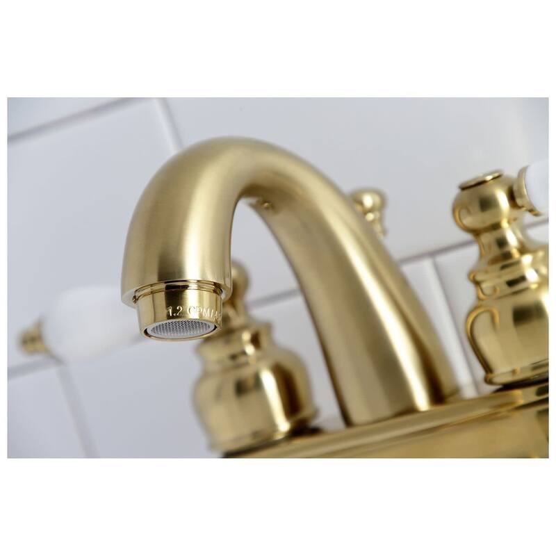 Kingston Brass Restoration 1.2 GPM Centerset Bathroom Faucet with