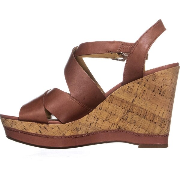 franco sarto peep toe wedge