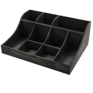 9-Compartment Wooden Condiment Organizer - Bed Bath & Beyond - 42055163