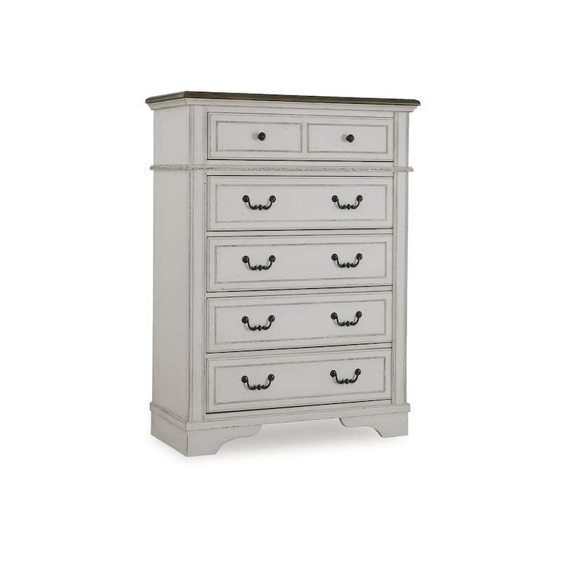 Signature Design by Ashley Blendon White/Brown Chest of Drawers