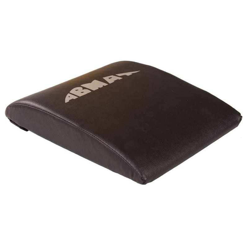 Power Systems Ab Mat - 3 lb Contoured Sit Up Mat with Back Support for Core Training - Black
