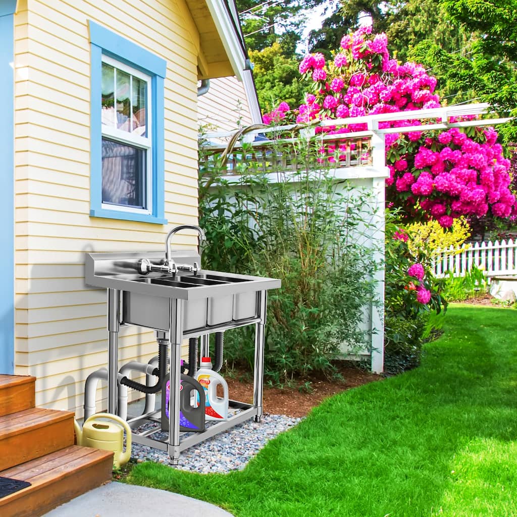 Stainless Steel Commercial Kitchen&Laundry Sink