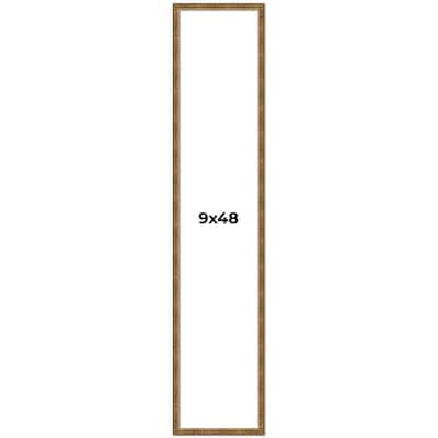 9x48 Frame Gold Solid Wood Picture Frame - Complete Modern Photo Frame