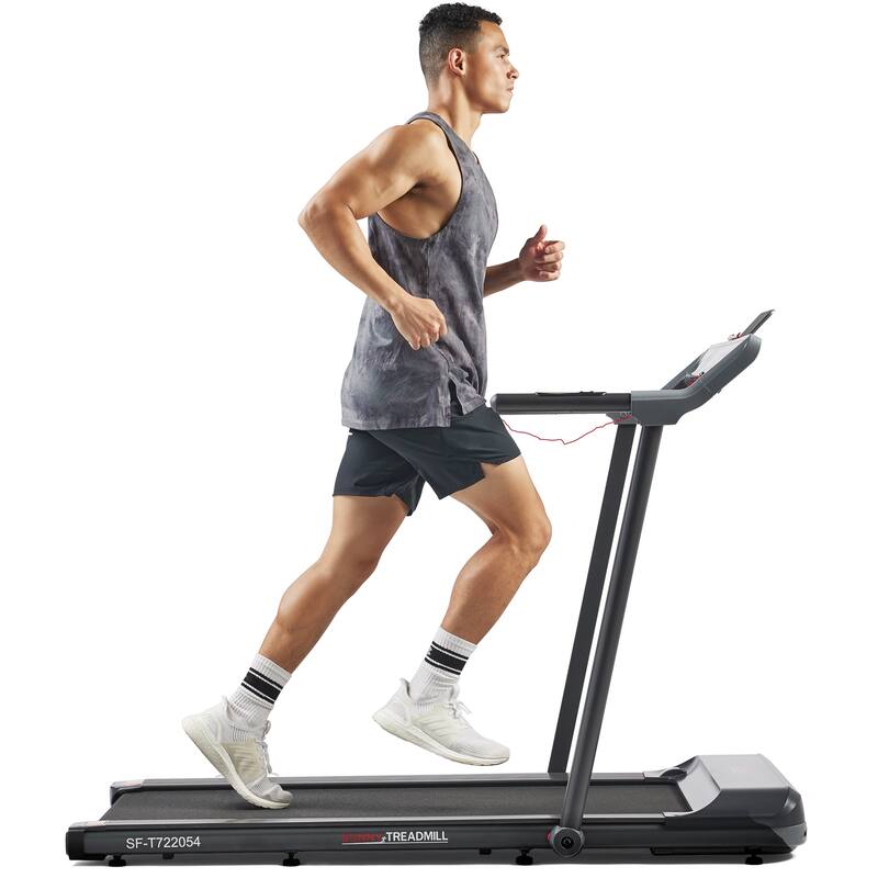 Sunny Health & Fitness Pegasus Smart Treadmill Wide Deck and Customizable Workouts SF-T722054 - ‎60"D x 32"W x 43.5"H