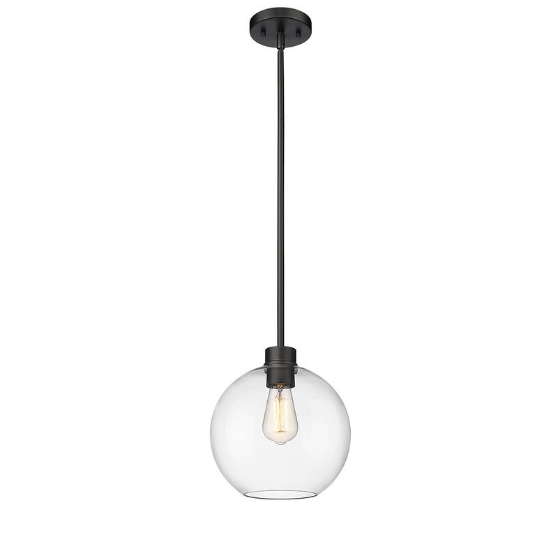 Millennium Lighting Basin 1 Light Outdoor Hanging Pendant with Clear Glass Shades