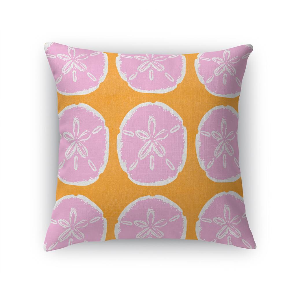 SAND DOLLAR ORANGE Accent Pillow by Kavka Designs